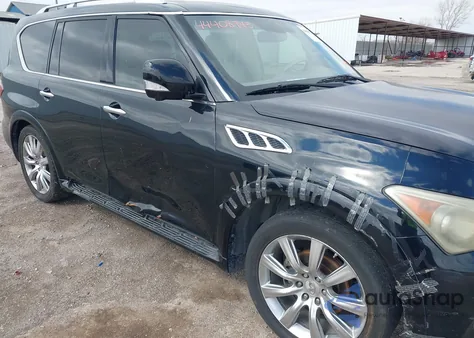 2012 Infiniti Qx56 z USA, uszkodzony, nr VIN JN8AZ2NE4C9017978